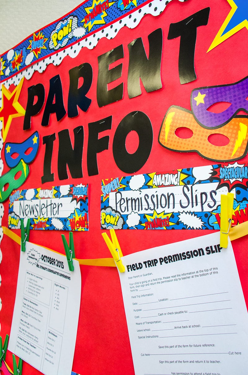 Teacher Created Resources Superhero Flat Name Plates (5588) - Image 1